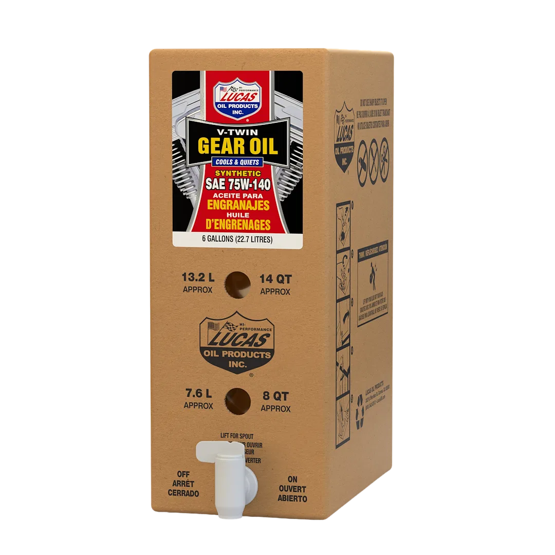 18044 – LUCAS OIL Gear Oil, Single 6 Gallon Bag In A Box SAE 75W-140 Synthetic